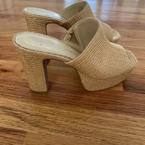 Jessica Simpson Platform Natural Sandal